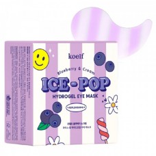   Тонизирующие патчи с черникой Koelf Ice-Pop Blueberry & Cream Hydrogel Eye Mask